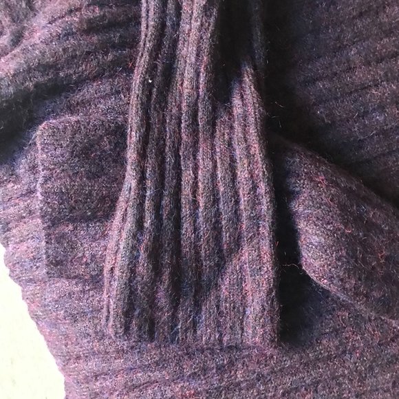 Mohair Sweater Purple Multicolor Sarah Pacini Made in Italy - Picture 3 of 9